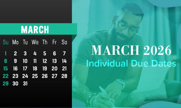 March 2026 Individual Due Dates